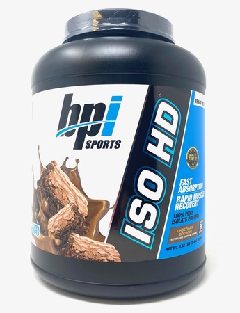 BPI Sports ISO-HD Whey Isolate  Chocolate Brownie - 69 Servings (5 Lb)