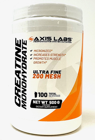 Axis Labs Creatine Monohydrate Powder - 500 Grams