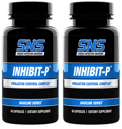 SNS Serious Nutrition Solutions Inhibit-P - 2 x 60 Cap Btls  TWINPACK