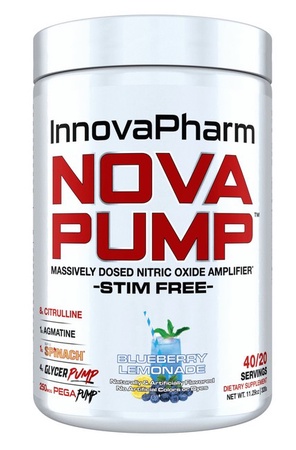 InnovaPharm NOVAPUMP Stim Free Blueberry Lemonade - 40 Servings