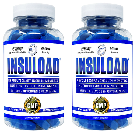 Hi Tech Pharmaceuticals Insuload - 2 x 120 Tablet Bottles TWINPACK