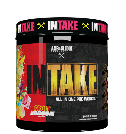 Axe & Sledge Intake  All In One Pre-Workout  Fruit Kaboom - 20-40 Servings
