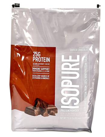 Isopure Low Carb Dutch Chocolate - 7.5 Lb (103 Servings)