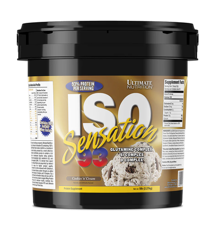 Ultimate Nutrition ISO Sensation 93 Cookies n' Cream - 5 Lb