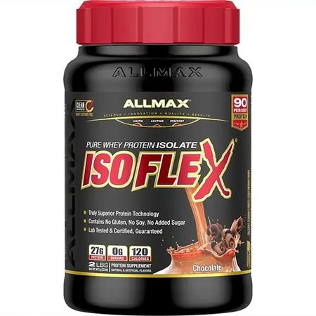 AllMax Nutrition IsoFlex Whey Protein Isolate Chocolate - 2 Lb