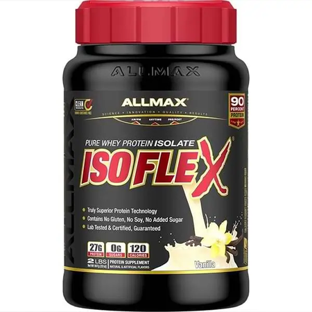AllMax Nutrition IsoFlex Whey Protein Isolate Vanilla - 2 Lb
