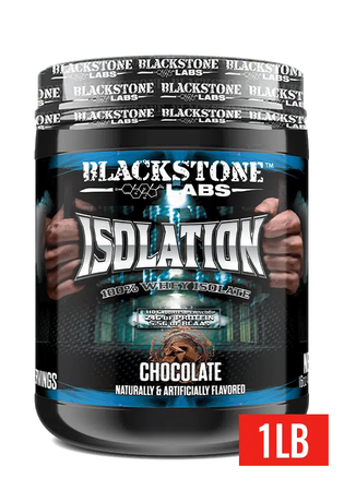 -Blackstone Labs Isolation Whey Isolate Protein Chocolate - 1 Lb