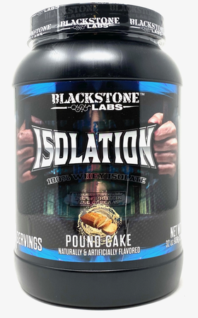 Blackstone Labs Isolation Whey Isolate Protein Pound Cake - 2 Lb