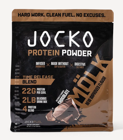 Jocko Protein Powder  4 Protein Blend  Chocolate - 2.3 Lb