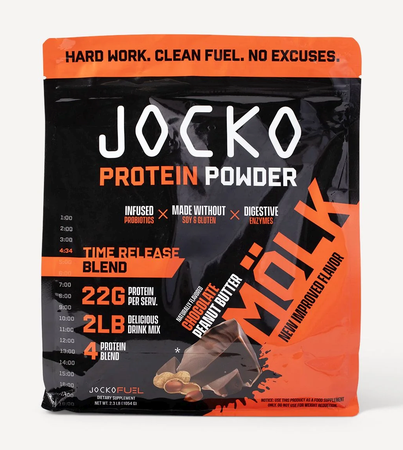 Jocko Protein Powder  4 Protein Blend  Chocolate Peanut Butter - 2.3 Lb