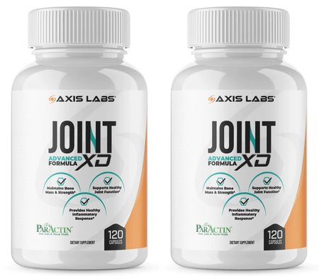 Axis Labs Joint XD: Advanced Joint Formula w/Paractin - 2 x 120 Cap Btls TWINPACK