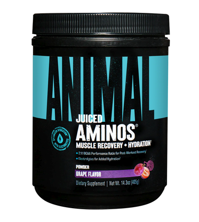 Animal Juiced Aminos Muscle Recovery + Hydration  Grape  - 30 Servings *New Improved Formula