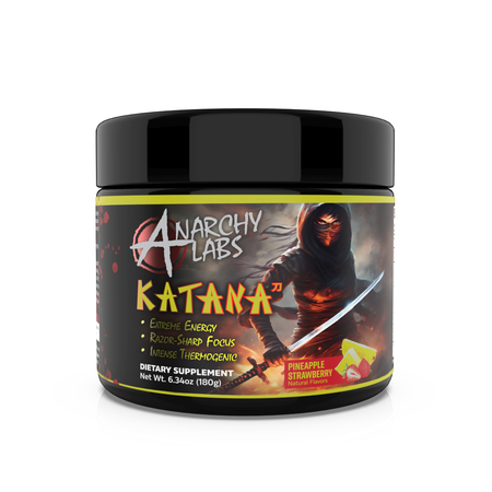 Anarchy Labs Katana Thermogenic Preworkout  Pineapple Strawberry - 40/20 Servings