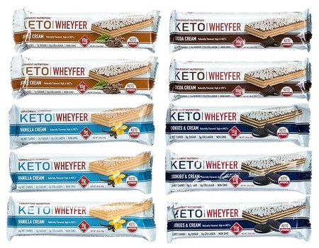 Convenient Nutrition Keto Wheyfer Bars Variety Pack - 10 Bars