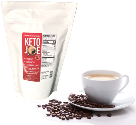 Convenient Nutrition KETO JOE Coffee - 25 Servings ($ .48 cents/serving)