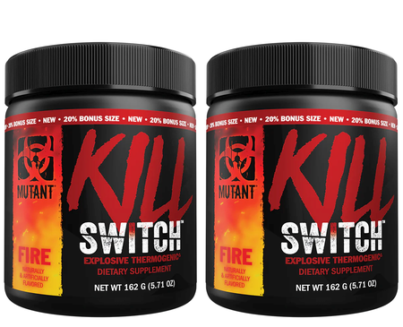 Mutant Kill Switch  Fire - 72 Servings (2 x 36 Serving Btls)  TWINPACK