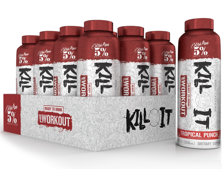 5% Nutrition’s Kill It RTD Pre-Workout  Tropical Punch - 12 Bottles
