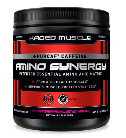 Kaged Muscle Amino Synergy with Caffeine  Raspberry Lemonade - 30 Servings