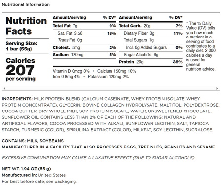 Barebells Protein Bars Mint Chocolate Crisp - 12 Bars