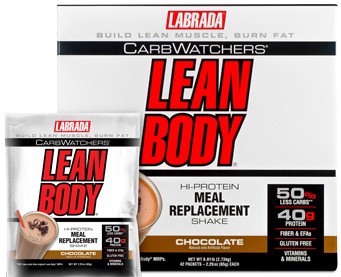 Labrada Carb Watchers Lean Body Chocolate - 42 Pack