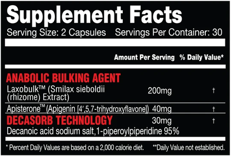 Killer Labz Laxo Bulk - 60 Capsules