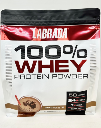 Labrada 100% Whey Protein  Chocolate - 4.13 Lb (50 Servings)