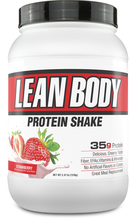 Labrada Lean Body Hi-Protein Meal Replacement Shake MRP Strawberry - 2.47 Lb