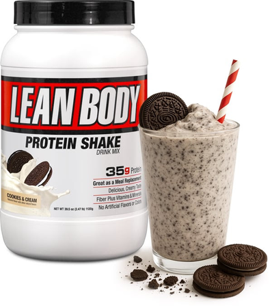 Labrada Lean Body MRP Protein Shake  Cookies & Cream - 2.47 Lb (16 Servings)