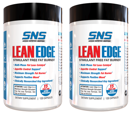 SNS Serious Nutrition Solutions Lean Edge - 2 x 120 Cap TWINPACK