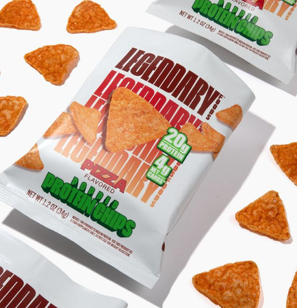 Legendary Popped Protein Chips  Pizza - 7 Bags