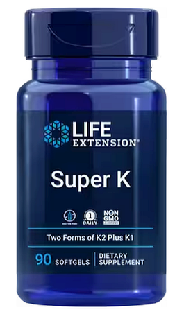 Life Extension Super K  Vitamin K - 90 Softgels