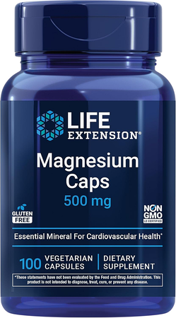 Life Extension Magnesium Caps 500 Mg  - 100 Capsules