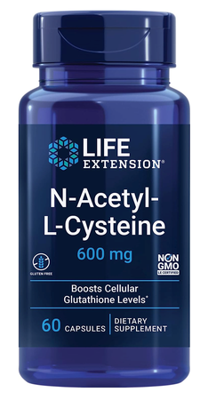 Life Extension NAC N-Acetyl-L-Cysteine  600 Mg  - 60 Cap