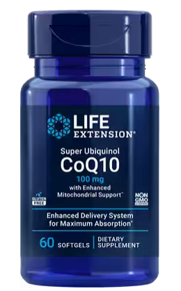 Life Extension Ubiquinol Super Ubiquinol CoQ10 100 Mg - 60 Softgels