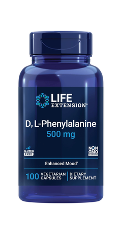 Life Extension D, L-Phenylalanine 500 Mg - 100 Cap