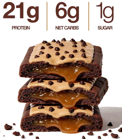 Legendary Foods Protein Pastry  Chocolate Caramel - 10 Pastries