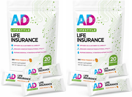Project AD Life Insurance - 40 Servings (2 x 20 Servings)  TWINPACK