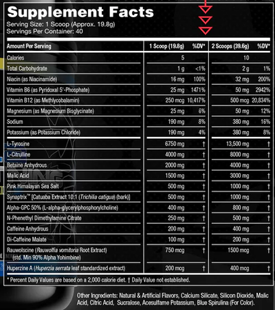 Gorilla Mind Gorilla Mode LIGHTNING High-Stim Pre-Workout Formula  Watermelon - 40 Servings