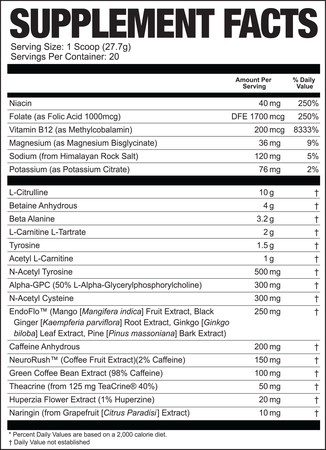 Magnum Limitless X16 Pre-Workout  Watermelon Candy - 20 Servings