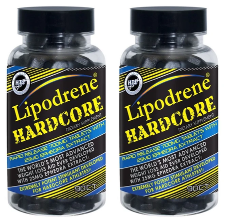 Hi Tech Pharmaceuticals Lipodrene Hardcore - 2 x 90 Tab  TWINPACK   *Paypal cannot be used for this item