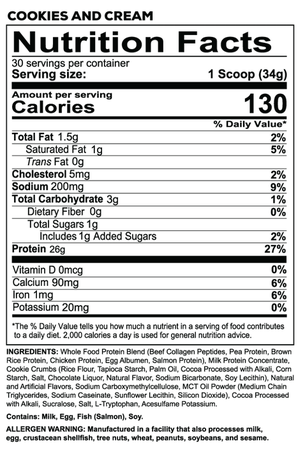 Redcon1 MRE Lite Cookies & Cream - 30 Servings