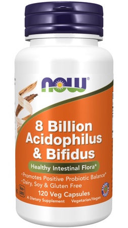 Now Foods Acidopholis & Bifidus - 8 Billion - 120 Cap