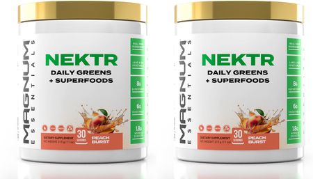 Magnum NEKTR (Greens) Peach - 2 x 30 Servings TWINPACK