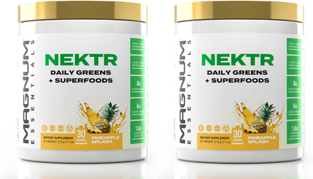 Magnum NEKTR (Greens) Pineapple - 2 x 30 Servings TWINPACK