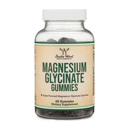 Double Wood Supplements Magnesium Glycinate Gummies  - 60 Gummies