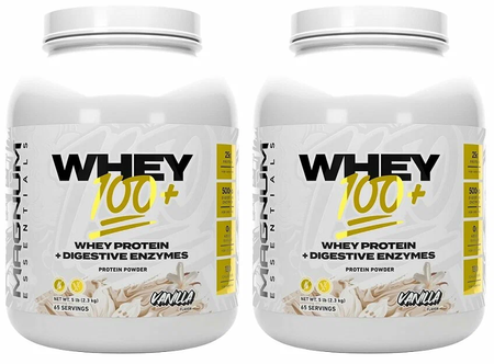 -Magnum 100% Whey Protein  Vanilla - 10 Lb (2 x 5 Lb Bottles)  TWINPACK