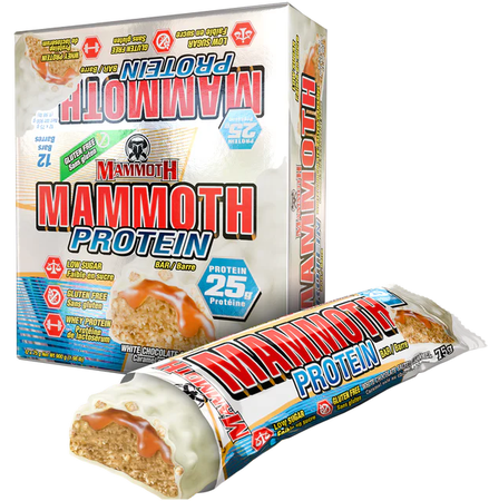 Mammoth Protein Bar White Chocolate Salted Caramel - 12 Bars