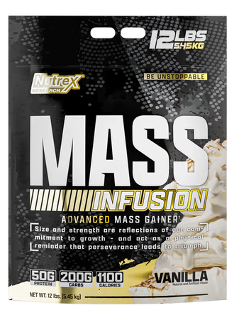 Nutrex Mass Infusion  Vanilla - 12 Lb