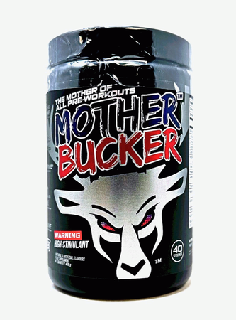 Bucked Up Mother Bucker Pre Workout (Lower Stim Formula)  Rocket Pop - 40 Servings