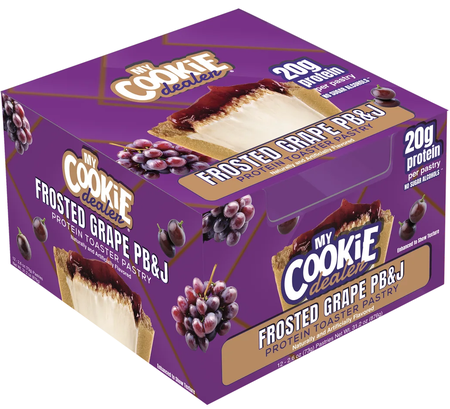 My Cookie Dealer Protein Pastry 20g Frosted Grape PB&J - 12 Pack
